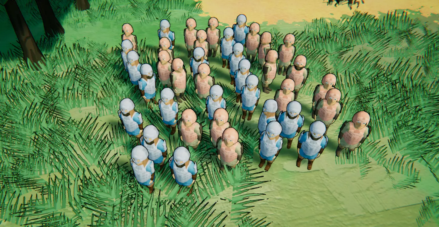 Humanica - survie, activité et choix dans une ville à reconstruire