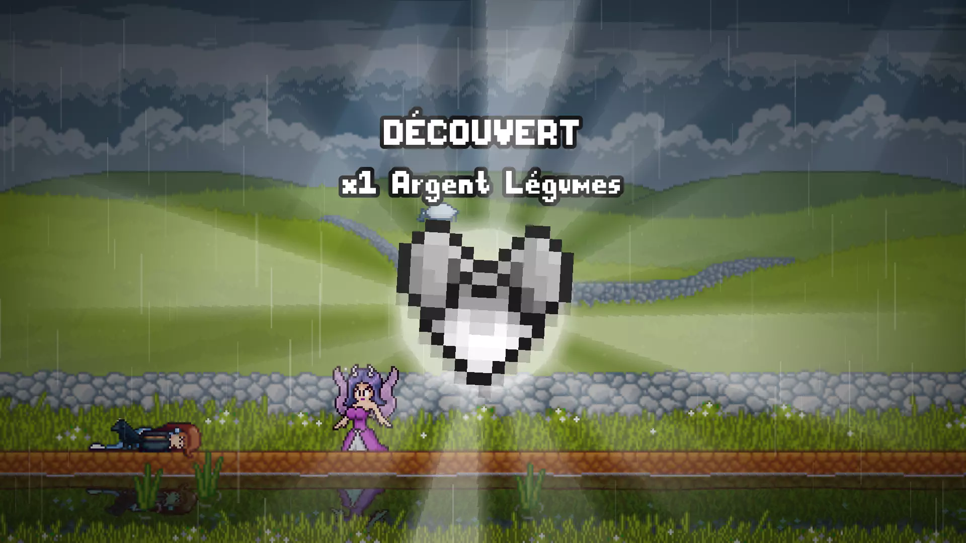 découverte d'un légume en argent